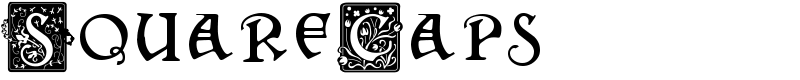 SquareCaps Font