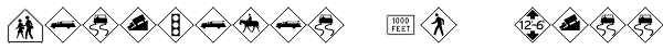 Interstate Pi Three Font