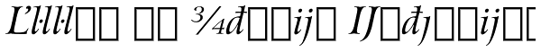 Arrus BT Italic Extension Font