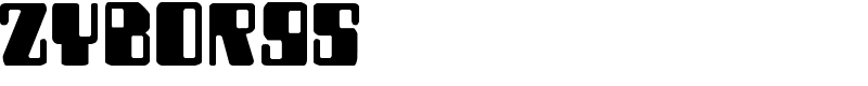 Zyborgs Font