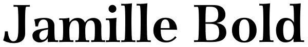 Jamille Bold Font