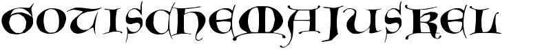 GotischeMajuskel Font