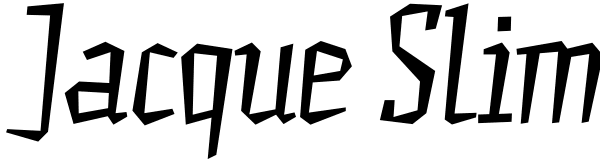 Jacque Slim Font