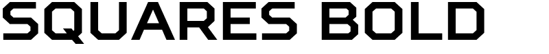 Squares Bold Font