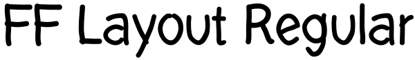 FF Layout Regular Font