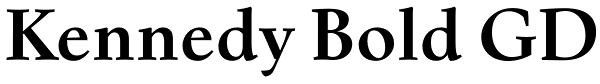 Kennedy Bold GD Font