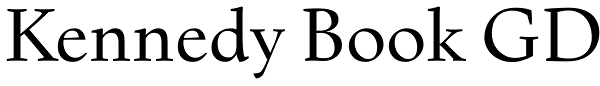 Kennedy Book GD Font