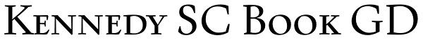 Kennedy SC Book GD Font
