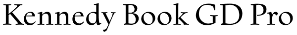 Kennedy Book GD Pro Font