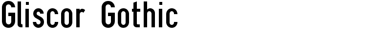 Gliscor Gothic Font