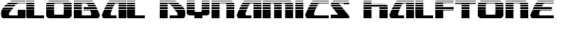 Global Dynamics Halftone Font