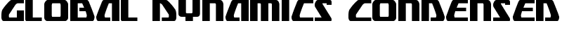 Global Dynamics Condensed Font