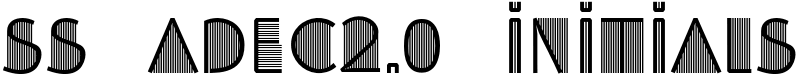 SS_Adec2.0_initials Font