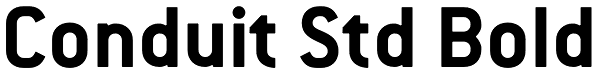 Conduit Std Bold Font