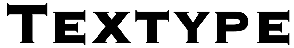 Textype Font