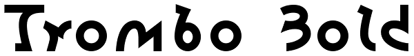 Trombo Bold Font