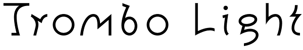 Trombo Light Font