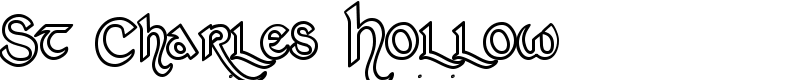 St Charles Hollow Font