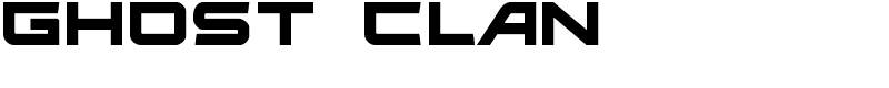 Ghost Clan Font