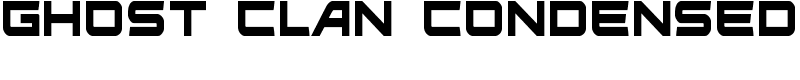Ghost Clan Condensed Font