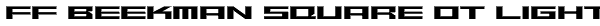 FF Beekman Square OT Light Font