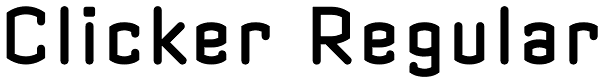 Clicker Regular Font