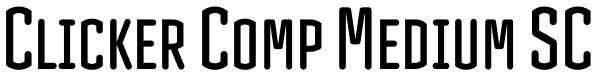 Clicker Comp Medium SC Font