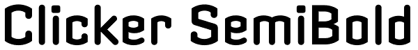 Clicker SemiBold Font
