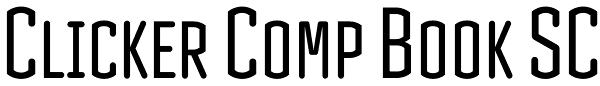 Clicker Comp Book SC Font