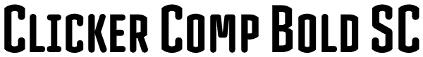 Clicker Comp Bold SC Font
