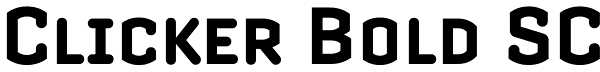 Clicker Bold SC Font