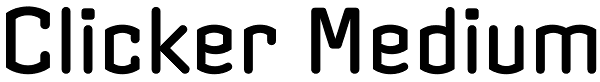 Clicker Medium Font