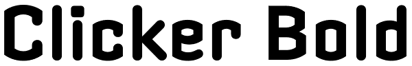 Clicker Bold Font