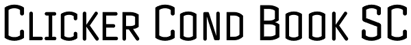 Clicker Cond Book SC Font