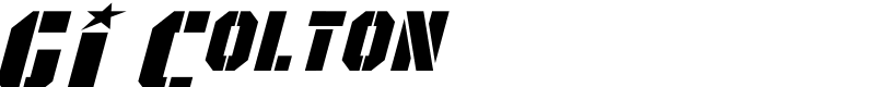 GI Colton Font
