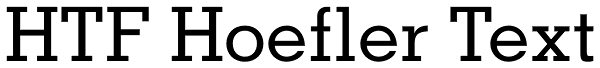 HTF Hoefler Text Font