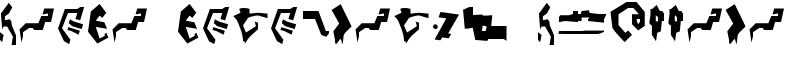Giedi Decepticon Graffiti Font