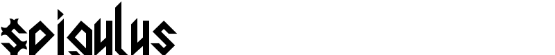 Spigulus Font