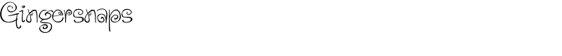 Gingersnaps Font