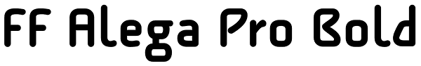 FF Alega Pro Bold Font