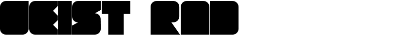 GEIST RND Font