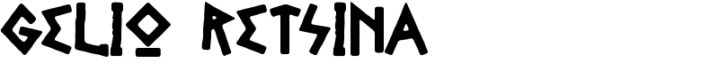 Gelio Retsina Font