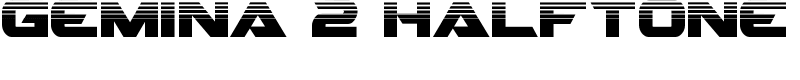 Gemina 2 Halftone Font