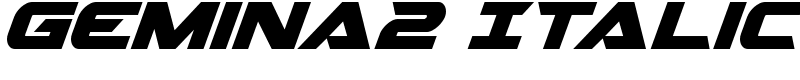Gemina2 Italic Font