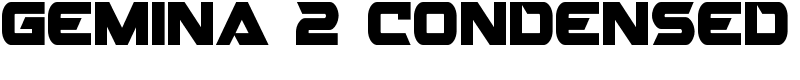 Gemina 2 Condensed Font