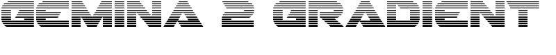 Gemina 2 Gradient Font