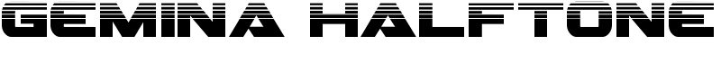 Gemina Halftone Font