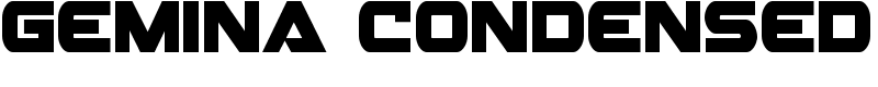 Gemina Condensed Font