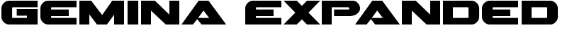 Gemina Expanded Font