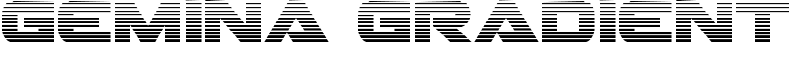 Gemina Gradient Font